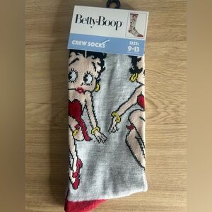 NWT Betty Boop Casual Socks